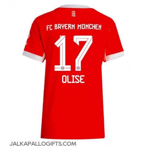 Bayern Munich Michael Olise #17 Kotipaita Naiset 2025-26 Lyhythihainen